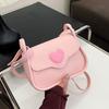 Solid Color Simple Fashion Korean Version Gentle Shoulder Bag Women's 2025 Spring New Versatile Ins Messenger Small Square Bag