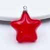 Jelly Color Acrylic Five-Pointed Star Earrings and Bag Charms for DIY Jewelry Accessories