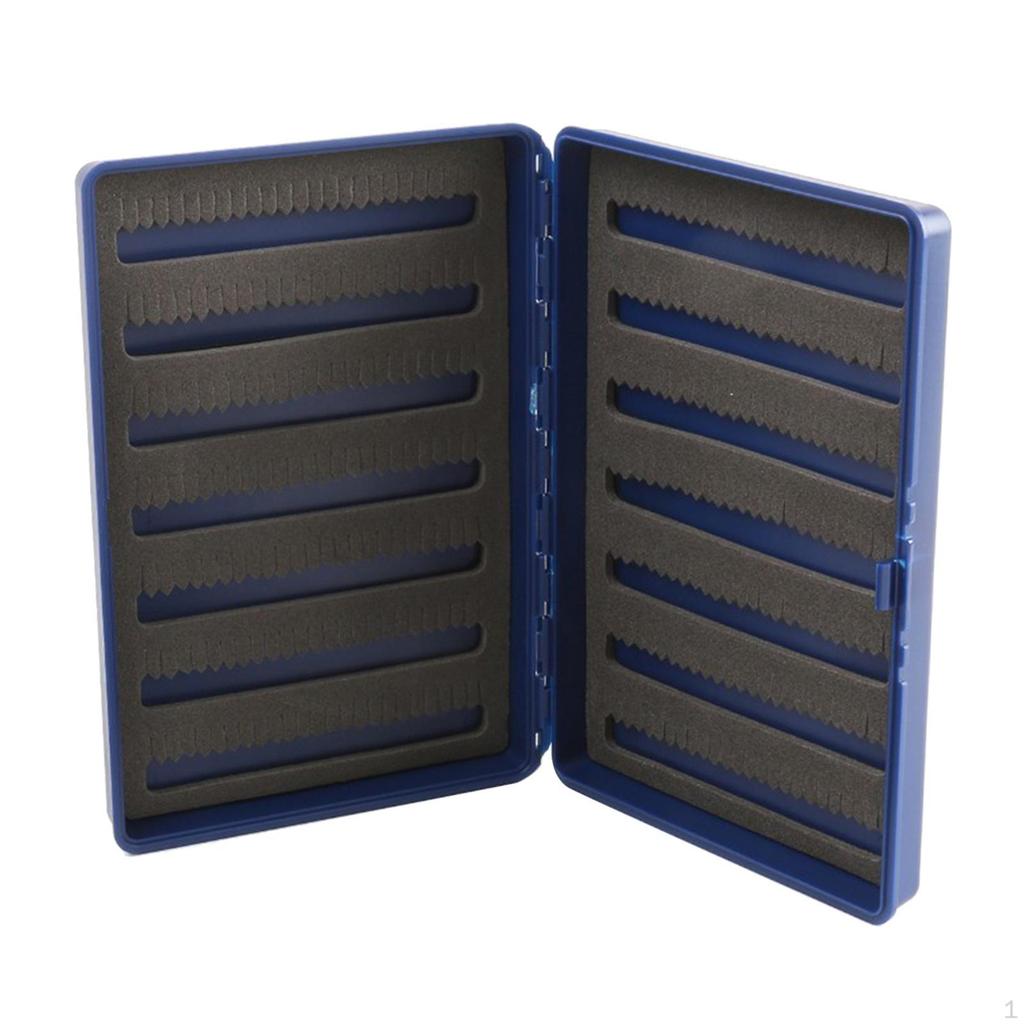 Double Sided Fly Box Hooks Case Portable Streamer Container Organizer
