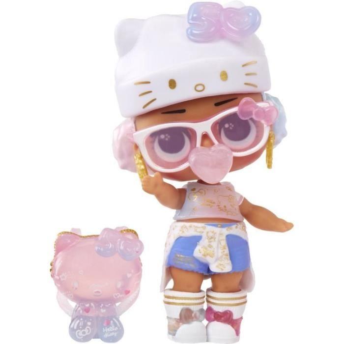 L.O.L. Surprise - Tots Hello Kitty "Crystal Cutie" - 1 Doll of 7.5cm - Accessories and Sticker