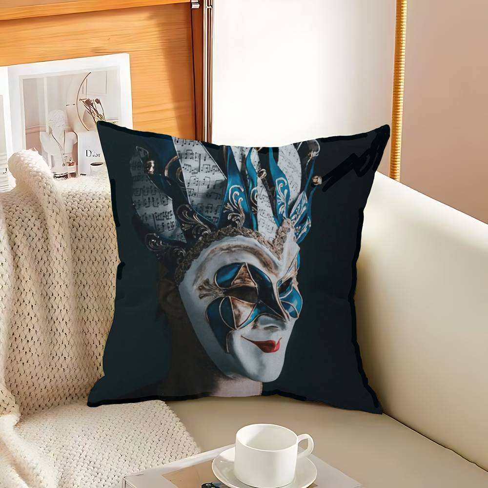 

DJ Boris Brejcha Pillow Cushion Cover Pillowcase Living Room Sofa Home Decor Customized 26x26Inch