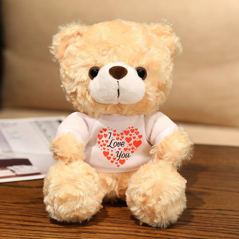 Niedlicher Rosenbär Teddybär Puppe Plüschtier Liebe Umarmung Bär Puppe Geburtstagsgeschenk