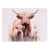Country Living Highlandkuh und Kälbchen 4er-Set Platzsets