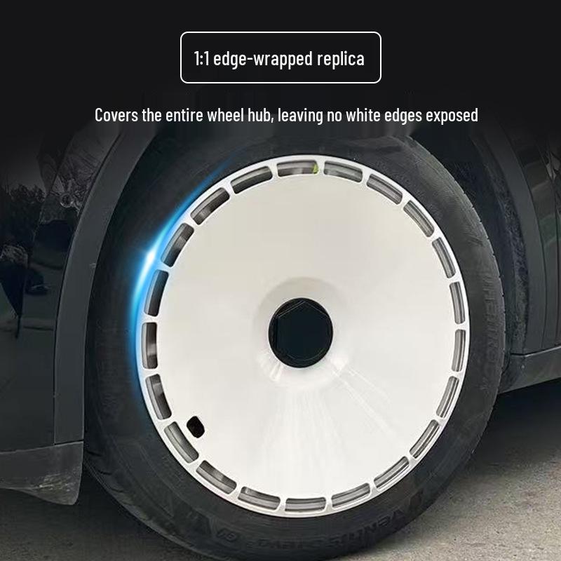 19" Kamen Rider Wheel Hub Cover for Tesla Model Y - Car Modification Accessory
