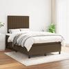 Maison Exclusive - Rete a doghe per letto con materasso Marrone scuro 120x200 cm