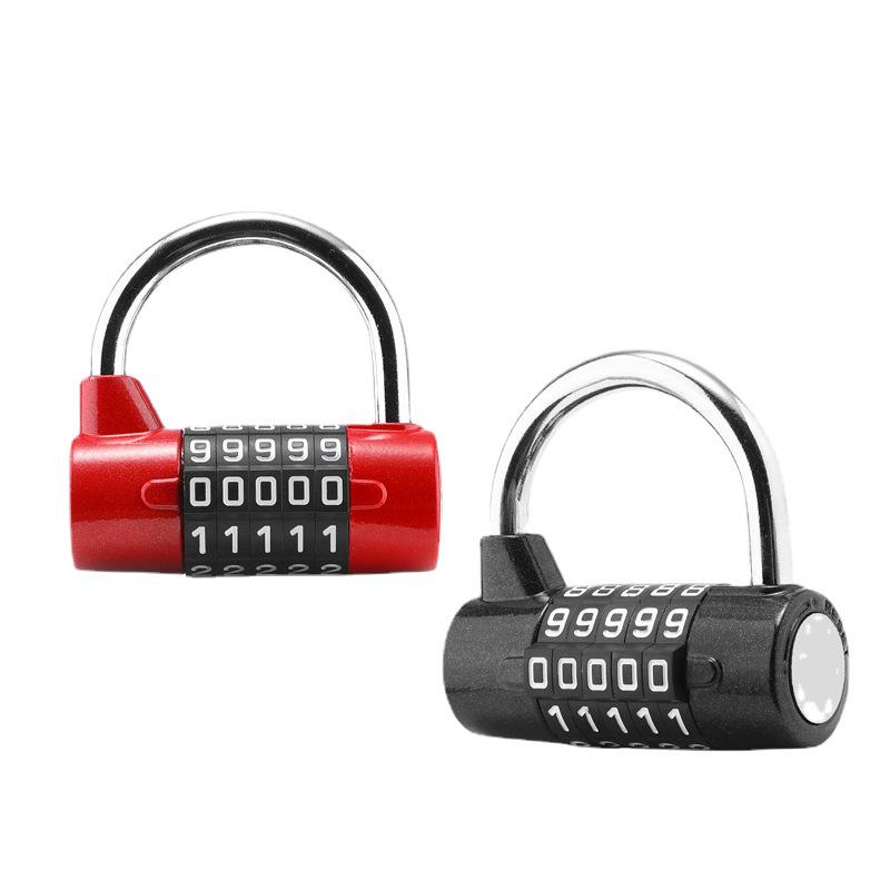 Large 5-Digit Horizontal Character Gym Locker Combination Padlock