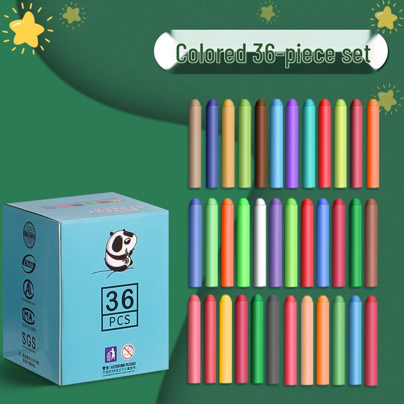 Water-Soluble Dust-Free Chalk for Teachers & Students - Reveals Color When Wet - Ideal for Blackboard Writing & Drawing