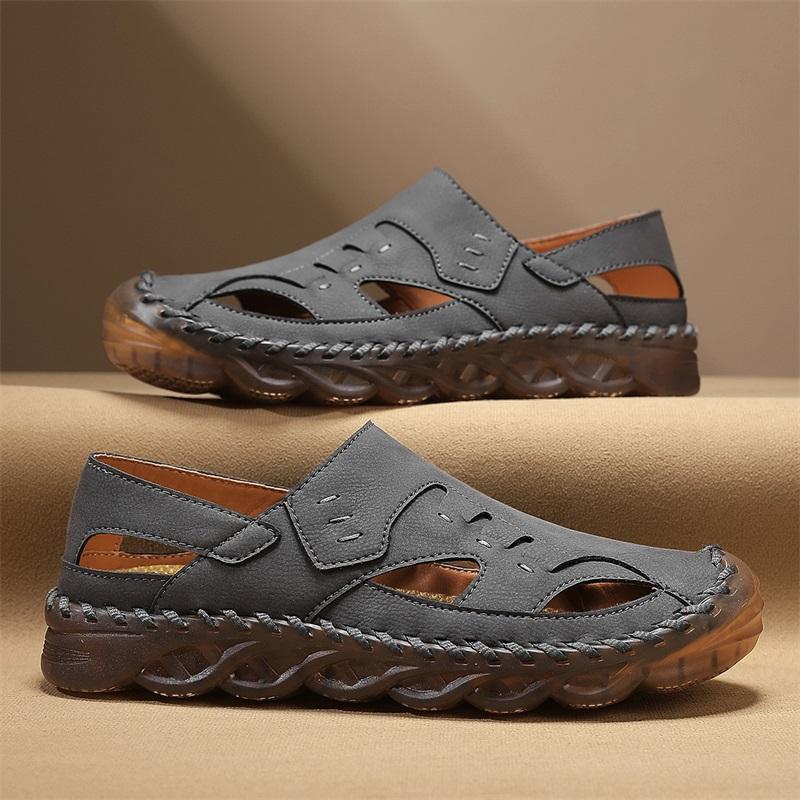 Fashion Stylish Trendy Mens Sport Sandals Quick-Dry Webbing Flats Outdoor Adventure Beach Shoes Comfortable Summer Walking Shoes Sandals