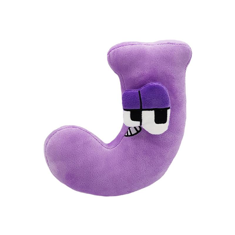 Alphabet Lore Plüschtiere Anime Puppe Kawaii 26 englische Buchstaben Stofftiere Kinder Aufklärung Montessori Plüschtier Puppe Geschenke