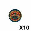 Middle Ages Empire Flag Pole Building Blocks Military Castle Lion Teutonic Knight Soldier Figures Roman Warrior Sheild Brick Toy