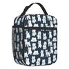 Cute West Highland White Terrier Dog Insulated Lunch Bag Leakproof Westie Puppy Cooler Thermal Lunch Box Office Picnic Travel