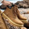 2025 Herbst und Winter neue High-Top Martin Boots Herren Trend vielseitige Plateau Freizeitlederschuhe Arbeitsschuhe trendige Schuhe