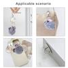 Mouse/Hamster Yarn Charm Keyring Soft Knitted Keychain Handmade Crochet Key Chain Colorful Bag Pendant for Women Girls