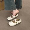 Fashion New Spring Aututmn Flat Mary Jane Women's Shoes Round Head Shallow Mouth Casual Shoes for Women Slip on Solid Soft Bottom Flats