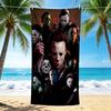 1Pc Halloween Horror Icons Beach Towel Quick Dry Multiuse For Beach Pool Gym Yoga Home Travel Christmas Halloween Xmas Gift L1293