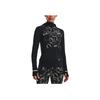 Under Armour Pattern Print Half-Zip Pullover Hoodie Women hoodies Black 1373206-001