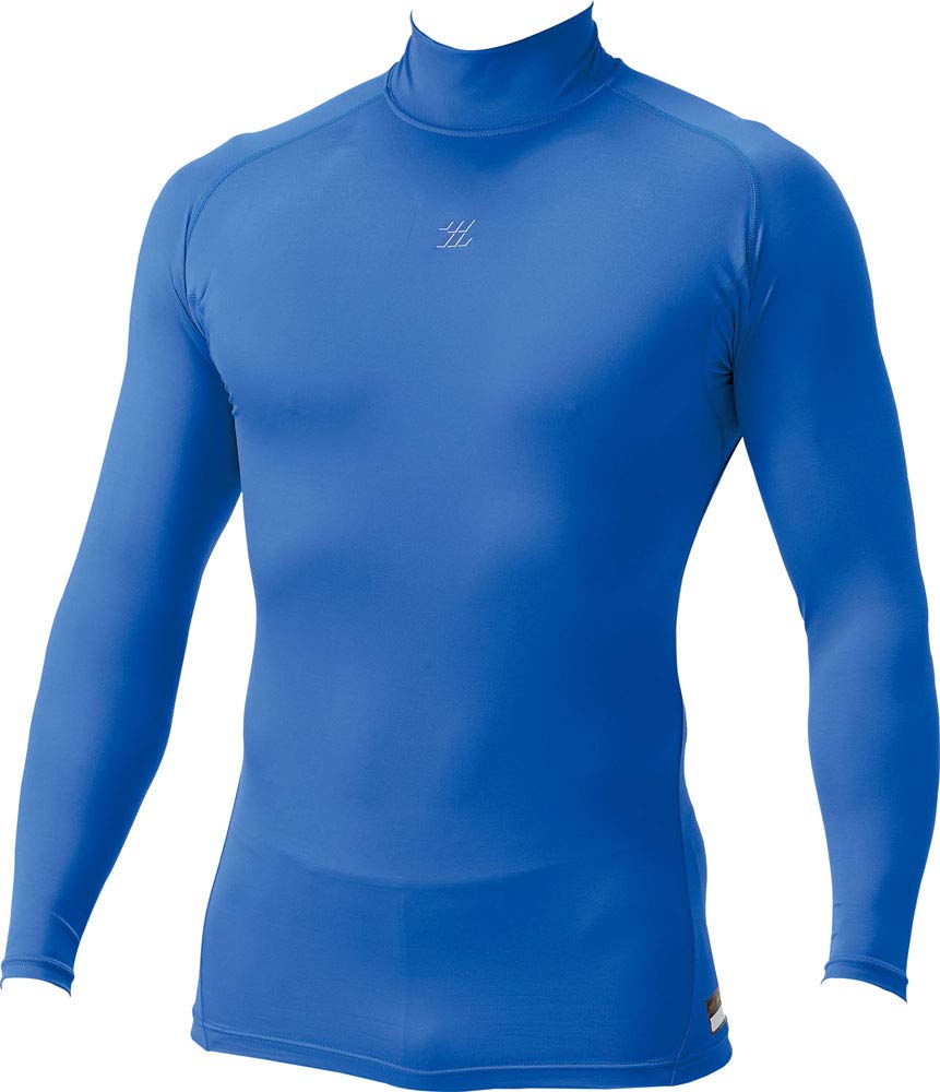 

ZETT Baseball Pro Status PCW High Neck Long Sleeve Undershirt BPRO800H Ocean Blue Medium (2301)
