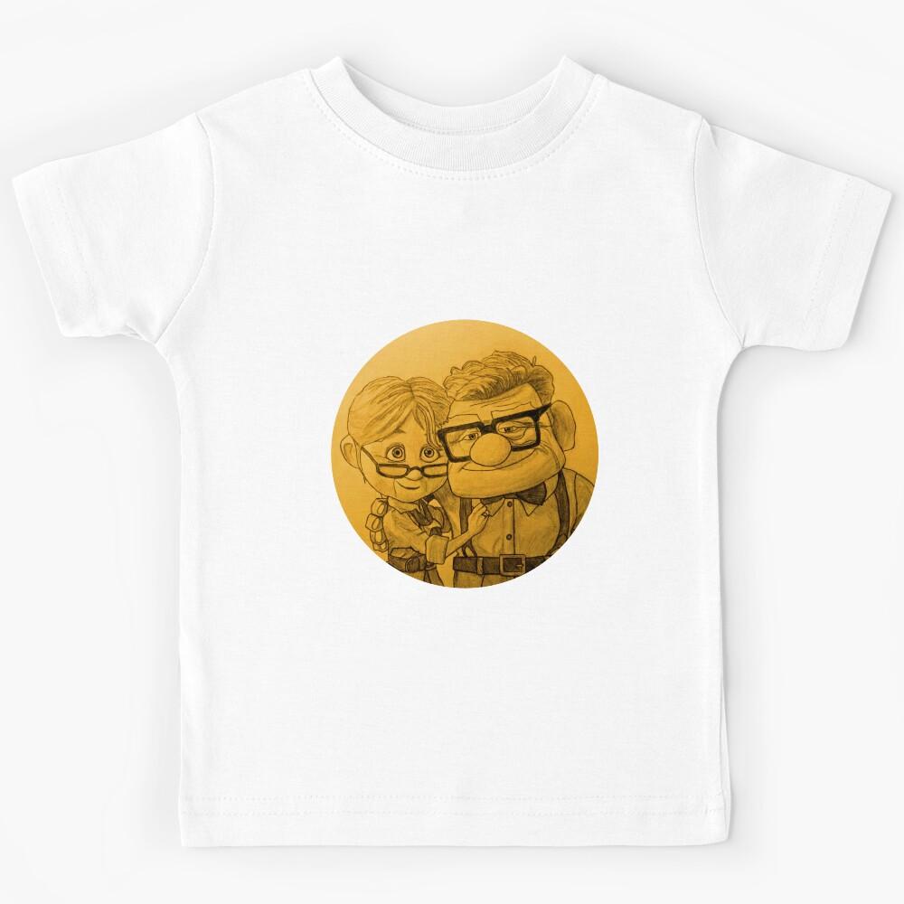 Up: Carl & Ellie Fredricksen Portrait Kids T-Shirt 170