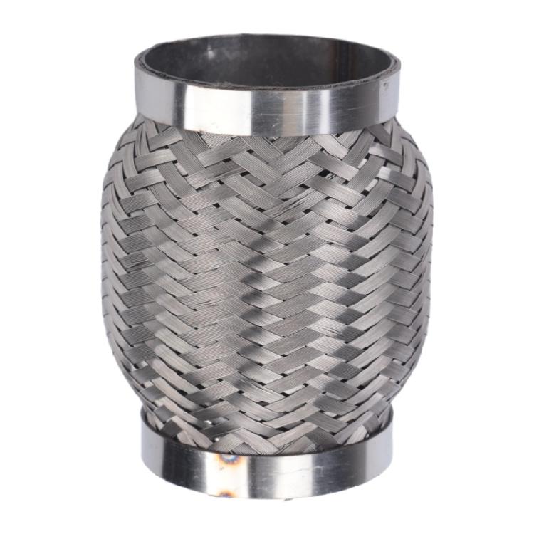 Steel Exhaust Flexible Pipe Double Braid Heavy Duty Exhaust Flexible Pipe Automotive Exhaust Part Long Lasting Exhaust Pipe