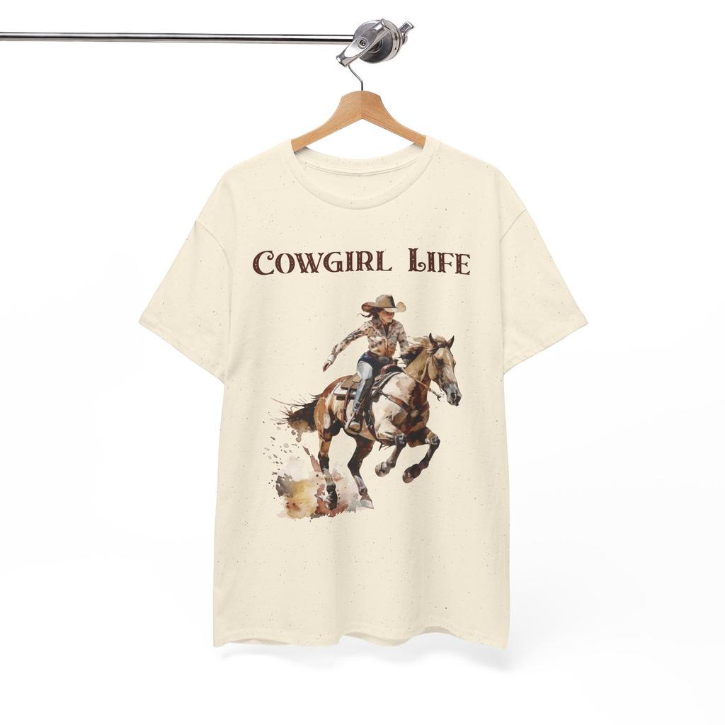 Cowgirl Life Western Graphic Shirt Horse Riding Rodeo Country Graphic Tee Gift
