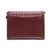 Coach Hutton Woven Leather Small Square Chain Shoulder Crossbody Bag Women bags Red 613-B4MZI