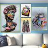 Street Graffiti Canvas Art Print Perfume Couple Holding Hands Painting Living Room Art Poster for Home Wall Decor Decoration