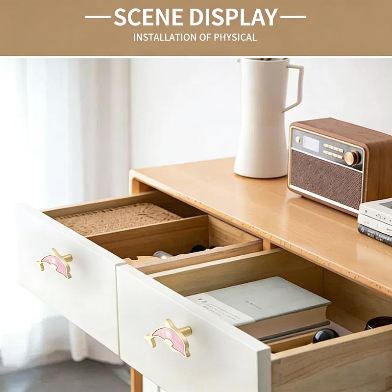 Modern Cupboard Drawer Knobs Wardrobe Furniture Single Hole Door Handle Simple Personality Children's Room Bedside Table Knobs