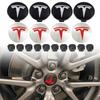 4pcs 25pcs 29pcs Sets 56mm Car Wheel Center Hub Decorative Caps Badge Wheel Lug Nut Protective Cover for Tesla Model 3 Y S X