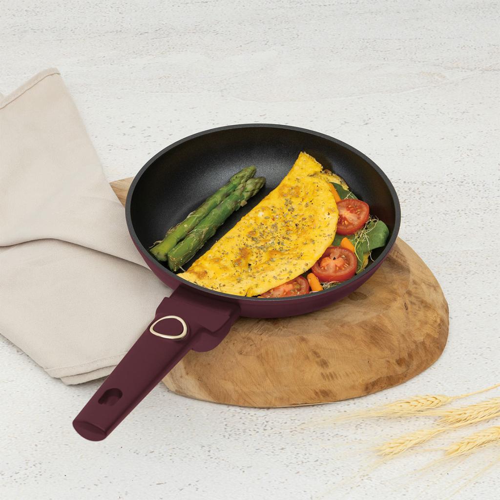 Set Of 3 Titanium Frying Pans Berlinger Haus Bh-8049 Leonardo
