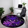 1pc Evil Spirit Office Round Area Rug, Under Office Chairs Bedroom Living Room Home Decor, Room Deco