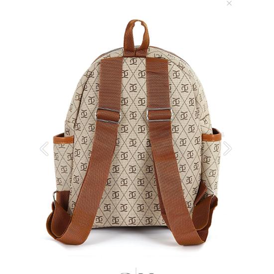 Original Women's Logo Quilted 4 Compartment Travel School Sports Daily Use Luxury & Stylish Backpack