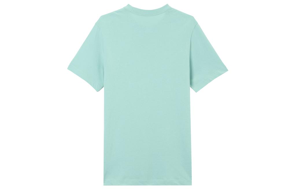 Nike T Shirts Men's Light Blue Crew Neck Moderate Straight Fit BV0508-309