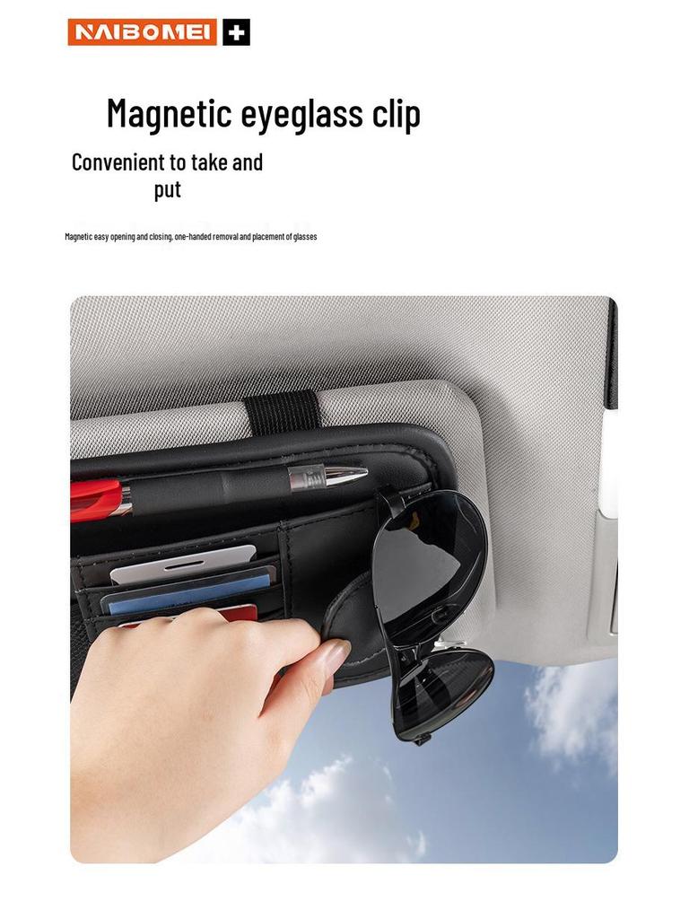 Toyota AQUA Car Sun Visor Multifunctional Storage Clip & Decorative Card Holder