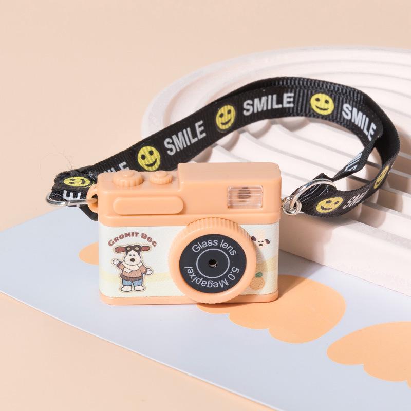 Cotton Doll Strap Webbing Sound Camera Pendant Puppy Mini Backpack Souvenir