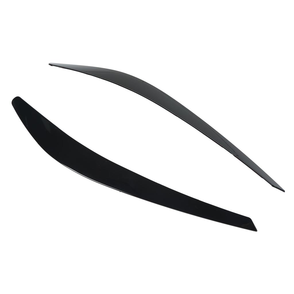 2pcs Headlight Eyebrow Eyelids Trim Decoration Replacement for VF I II 2013‑2017