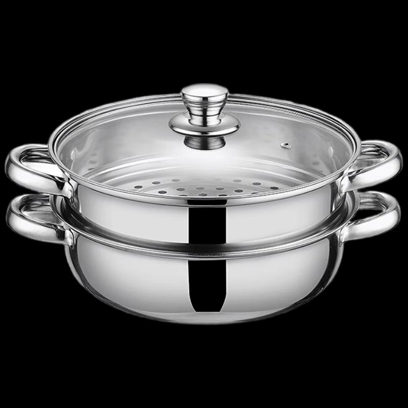 EFULLOT Double Layer Steamer Pot