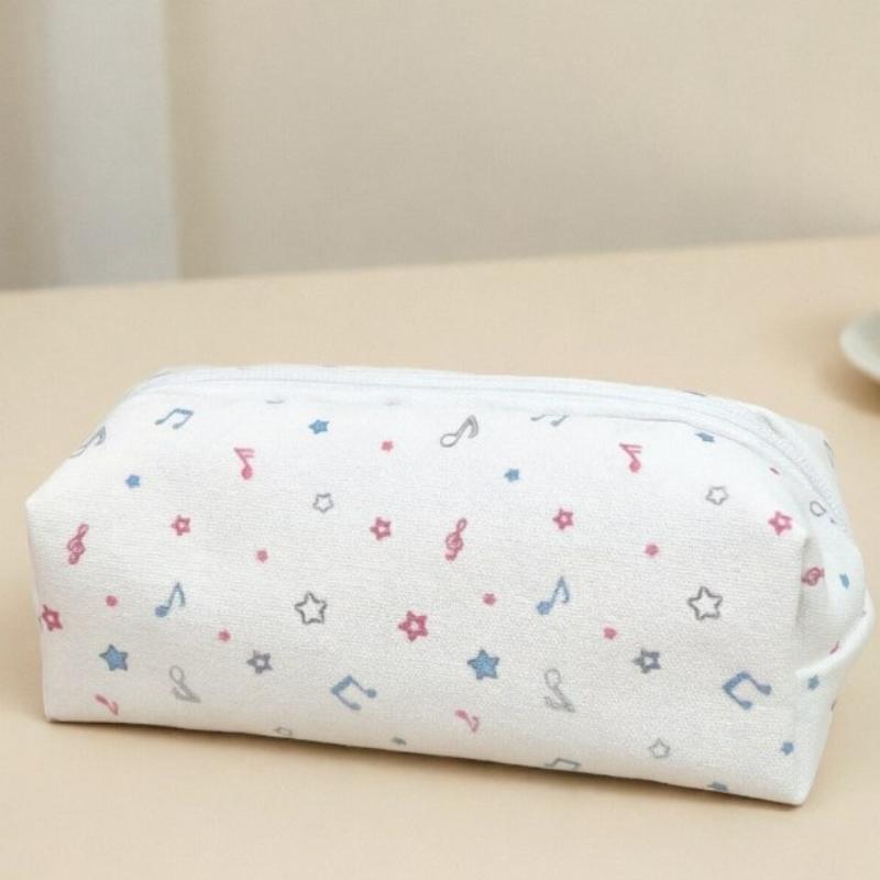 Pen Bag Pencil Pouch Large Capacity Cute Pattern Boxes Portable Makeup Bag Organizer For School Home And Travel