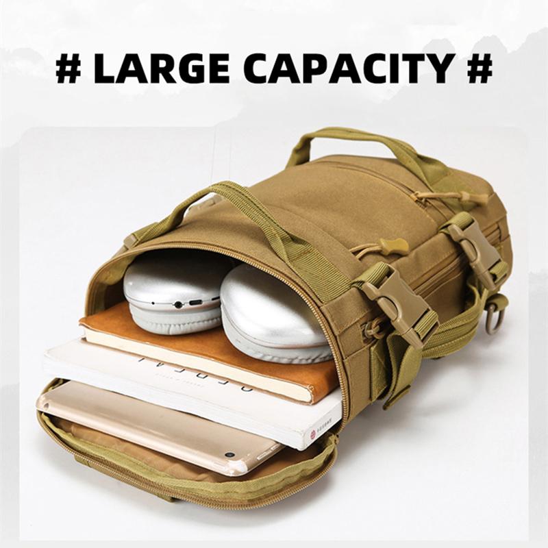 Tactical Camping Chest Bag Outdoor Hiking Trekking Fishing Cycling Pack Portable Travel Sports Luggage Rucksack Fanny Pack