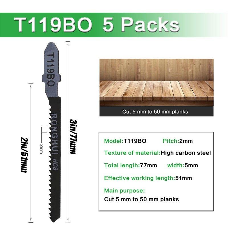 

Изогнутое пильное полотно премиум-класса для деревообработки — лобзиковые полотна из нержавеющей стали с зубьями для тонких пропилов T119BO