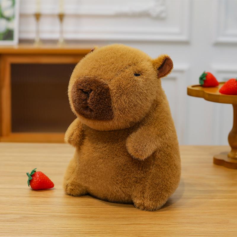 Cartoon Capybara Plush Toy Couple - Cute Small Gift Doll
