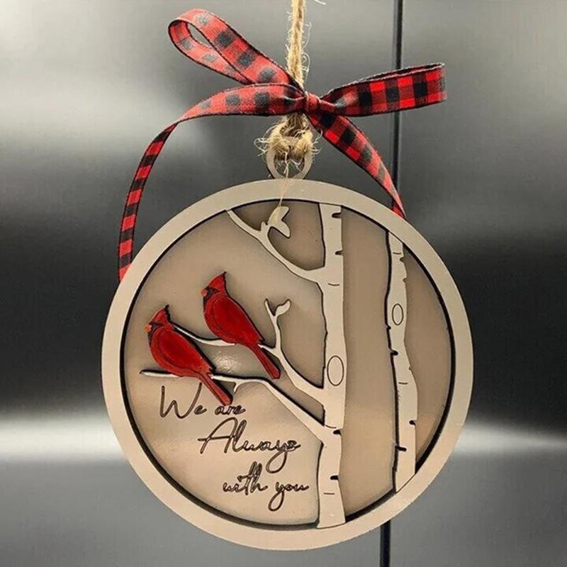 Christmas Hanging Ornament Memorial In The Heaven Loved Ones Xmas Tree Decoration Navidad Gifts