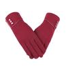 Warm Gloves Autumn and Winter Do Not Pour Fleece Women's Outdoor Riding Gloves Fleece Thickened Cold Gloves