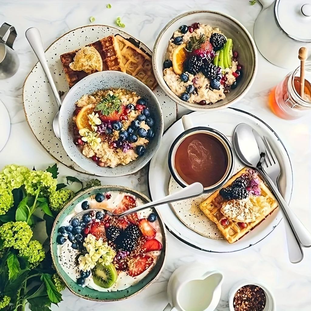 Set of 4 Stainless Steel Spoons - 6.7" Mirror-Polished, Dishwasher Safe for Coffee, Ice Cream.