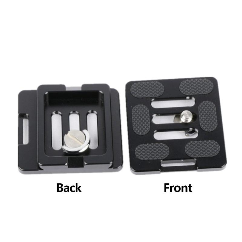 High Strength Aluminum Quick Release Plate With 3 Screw Mounting Channel And Anti Slip Feet For TY50X Tripods