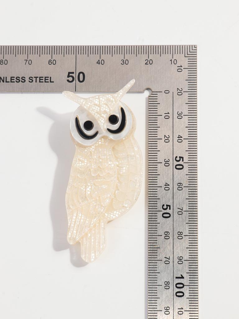 2025 Colorful Owl Acrylic Brooches Pins for Women Lovely Animals Bird Brooch Handmade Clothes Party Decorations