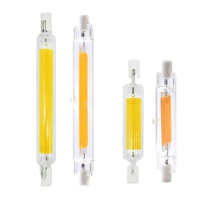 78MM 118mm R7S LED Bulbs 5W Double Ended Reflector  COBs Filament