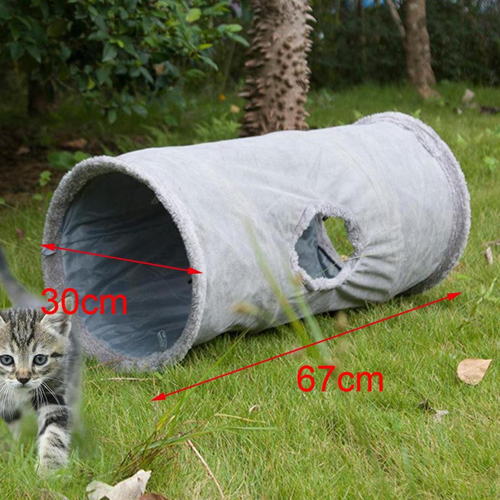Tunnel Husdjur Gömställe Valp Rör Kattunge Lek Leksak
