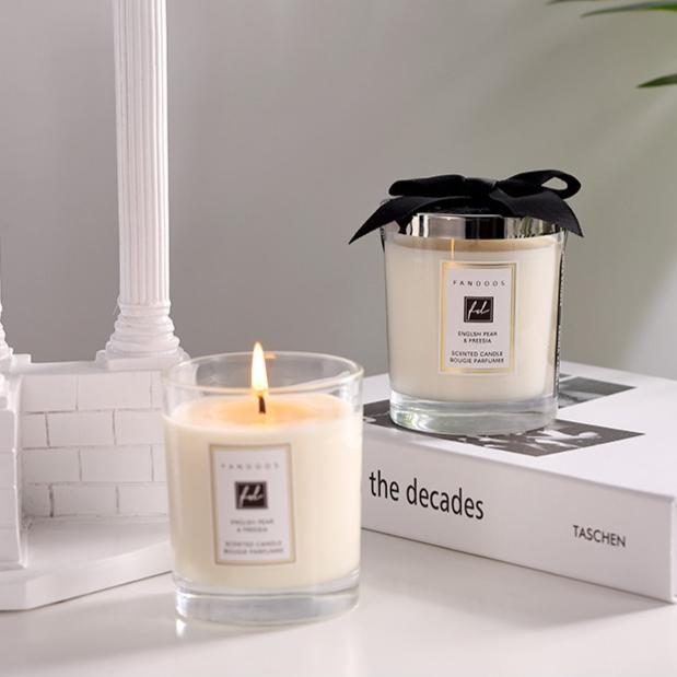 Scented Candles British Pear Blue Wind Chimes Scented Candle Cup Ornament