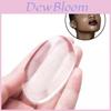Transparent Silicone Leaf Shaped Makeup Puff Dry Wet Dual-use 6.3*4cm