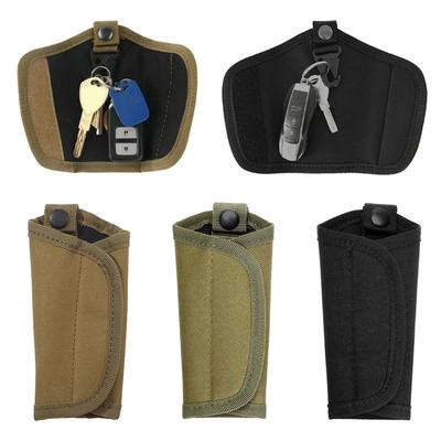 Portable Outdoor Hunting Folding Key Holder Mini Wallet Card Key Belt Waist Pack Camping Hiking Hunting Man Key Bag Housekeeper